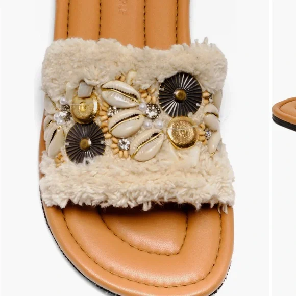 Free People Shipwreck Shell Slide Sandal - Picture 2 of 6